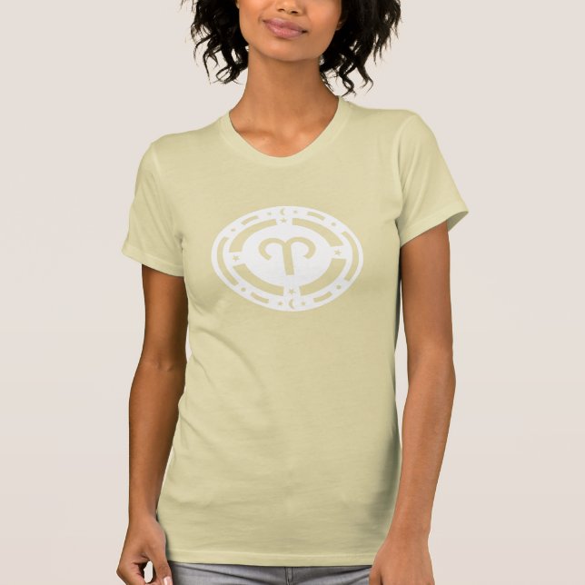 Aries Zodiac Sign T-Shirt (Front)