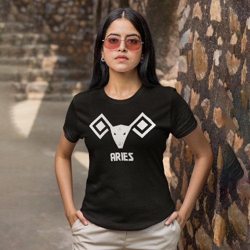 Aries Zodiac Sign T_Shirt