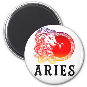 Aries Zodiac Sign T-Shirts, Aries Zodiac Shirt, Ar Magnet