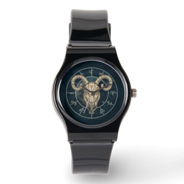 Aries Zodiac Sign Watch (Front)