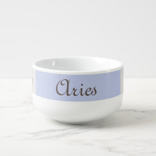 Aries Zodiac Soup Mug