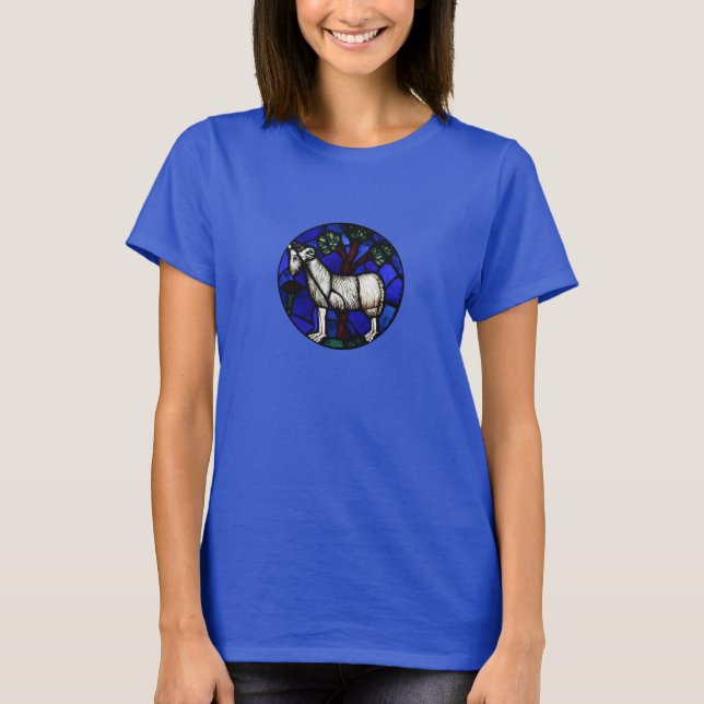 Aries Zodiac Stained Glass Notre-Dame de Paris Tee (Front)