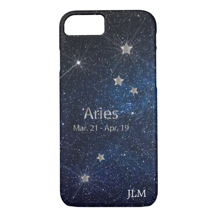 Aries Zodiac Star Constellation iPhone Case Personalised Aries Gifts March April Birthday Gift Astrology Horoscope gifts