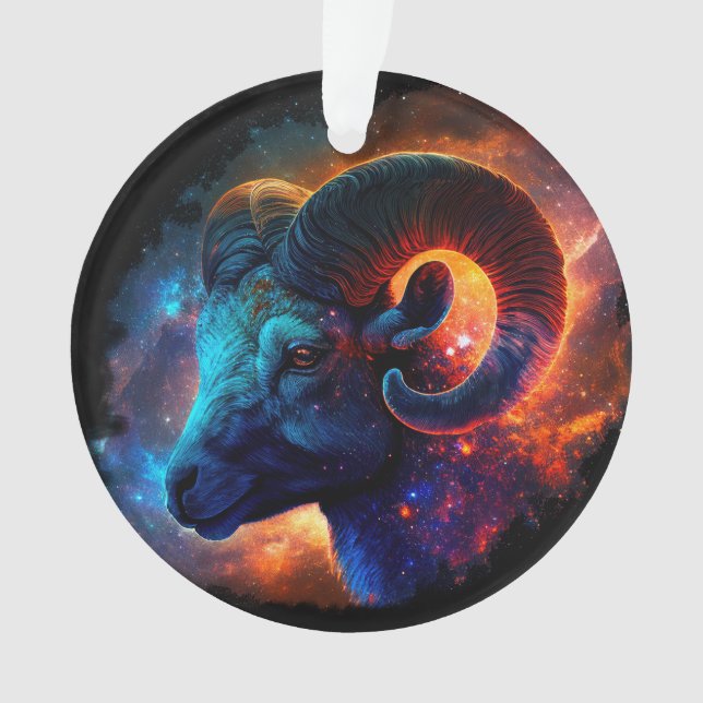 Aries Zodiac Star Sign – No Text - Ornaments (Front)