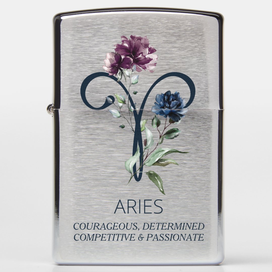 Aries Zodiac Star Sign Zippo Lighter Zazzle