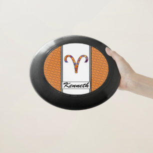 Aries Zodiac Symbol Element by Kenneth Yoncich Wham-O Frisbee