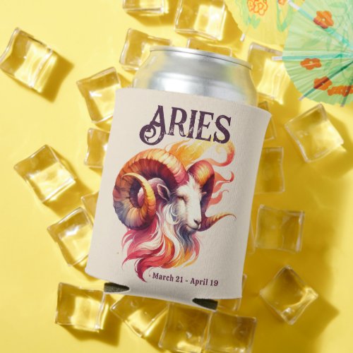 Aries Zodiac Themed Birthday Party Can Cooler
