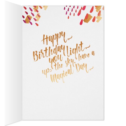 Aries Zodiac Watercolour Artistry Card (Inside (Right))