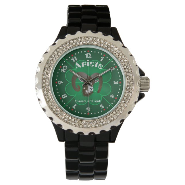 Ariete 21 March to 20 april Orologio Watch (Front)