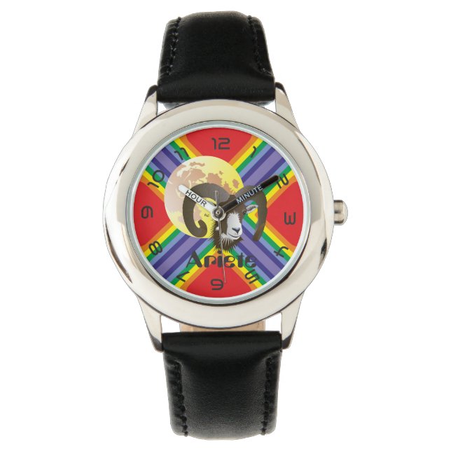 Ariete 21 March to 20 april Orologio Watch (Front)