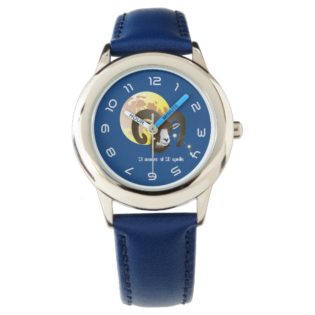 Ariete 21 March to 20 april Orologio Watch (Front)