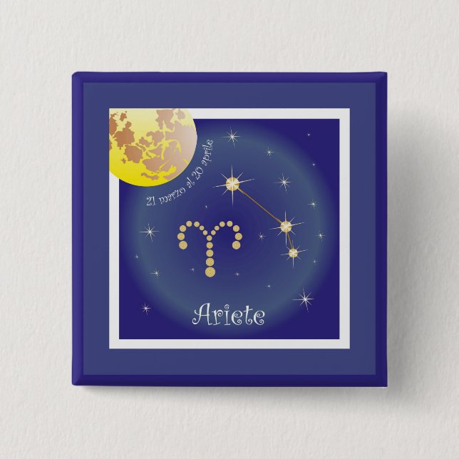 Ariete 21 marzo al 20 aprile Buttons (Front)