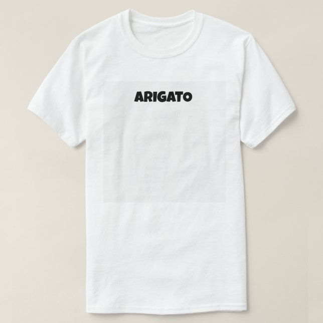 ARIGATO tshirts Thank you T-shirt (Design Front)