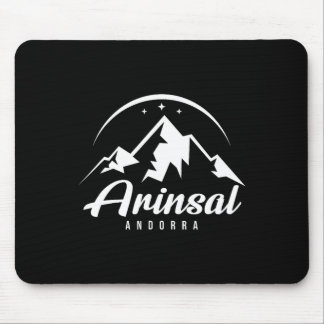 Arinsal Andorra Ski Resort Skiing Snowboarding Mouse Pad