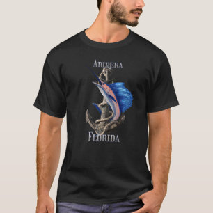 Aripeka Florida Swordfish Marlin Ocean Fishing T-Shirt