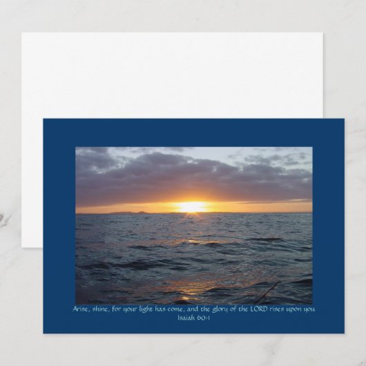 Arise Shine - Isaiah 60:1 (Front/Back)