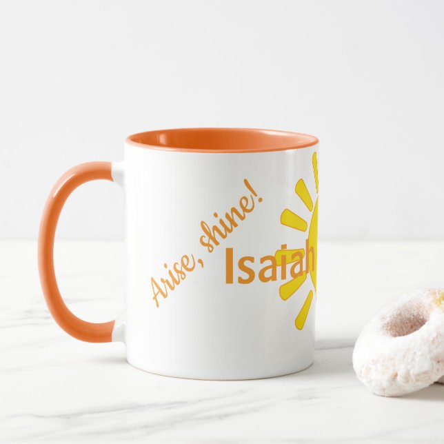 Arise, shine! mug (With Donut)