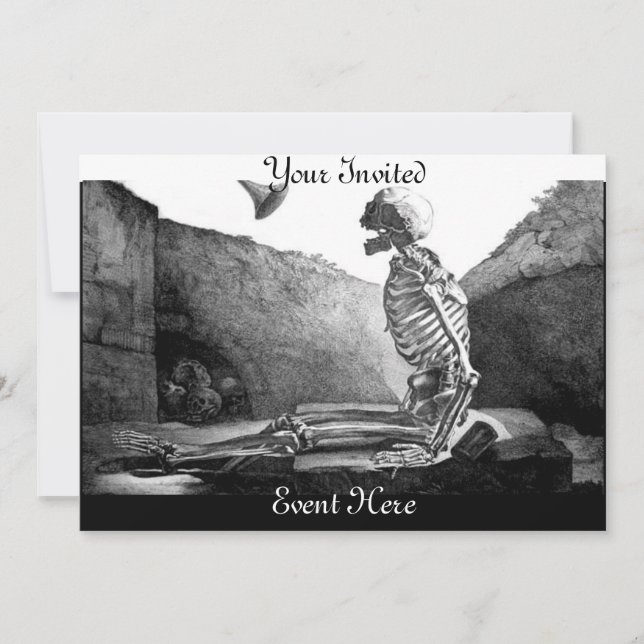 Arise Ye Dead Invitation (Front)