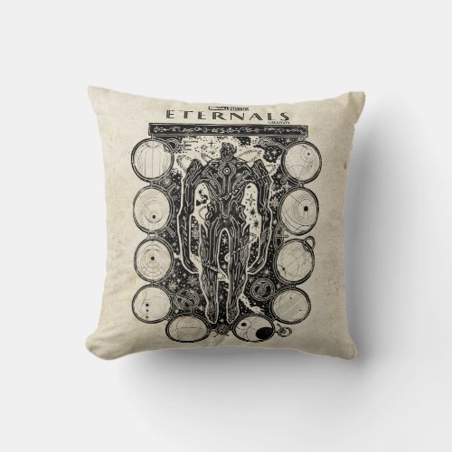 Arishem Astrometry Star Chart Throw Pillow