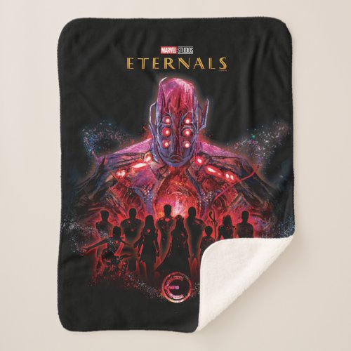 Arishem  Eternals Cosmic Graphic Sherpa Blanket