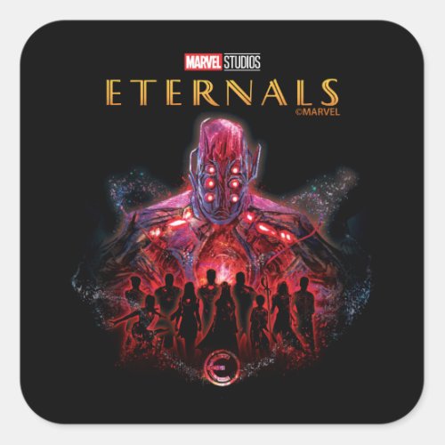 Arishem  Eternals Cosmic Graphic Square Sticker