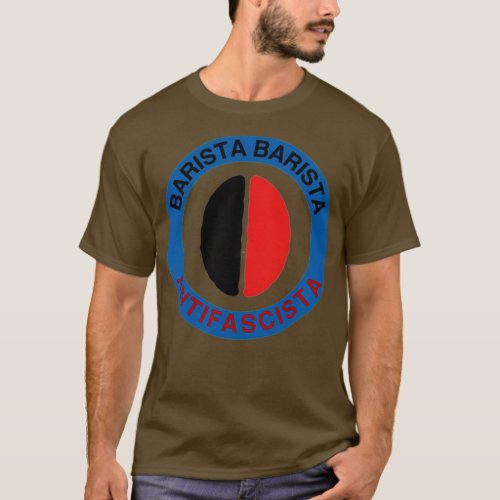 arista Barista Antifascista T_Shirt
