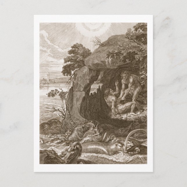 Aristeus Compels Proteus to Reveal his Oracles, 17 Postcard (Front)