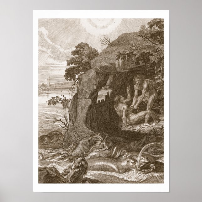 Aristeus Compels Proteus to Reveal his Oracles, 17 Poster (Front)