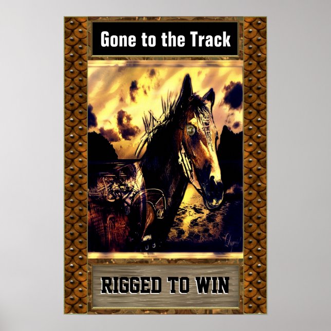 Aristides Cyborg Horse Customizable Poster (Front)