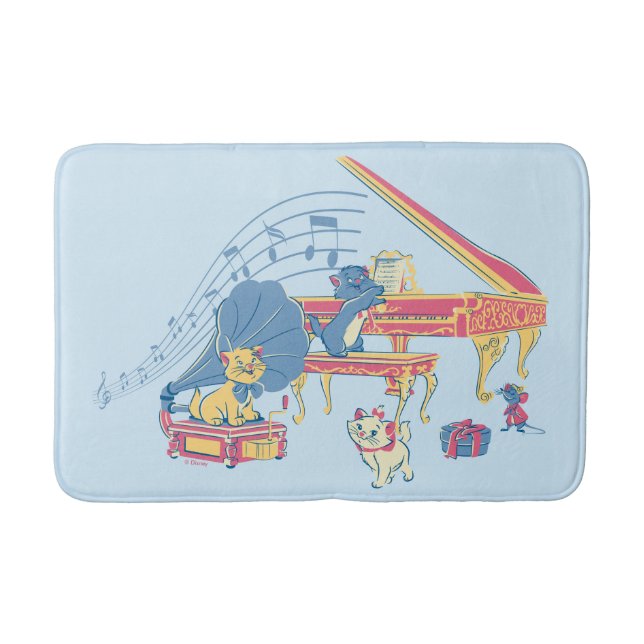 Aristocats at the Piano Bath Mat (Front)