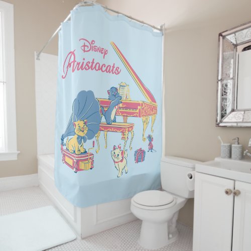 Aristocats at the Piano Shower Curtain