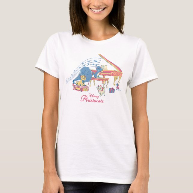 Aristocats at the Piano T-Shirt (Front)