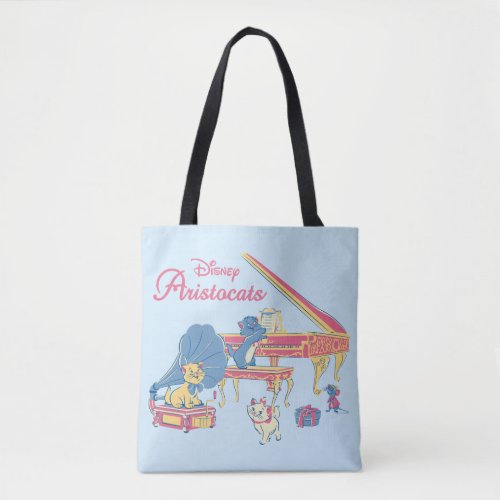 Aristocats at the Piano Tote Bag