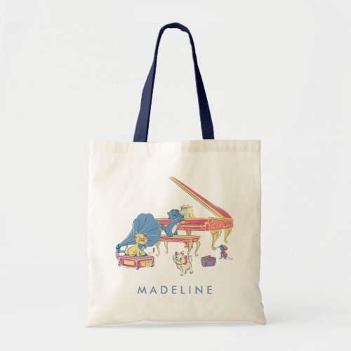 Aristocats at the Piano Tote Bag