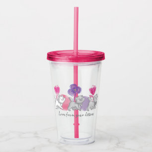 Aristocats Love From Your Kittens Acrylic Tumbler
