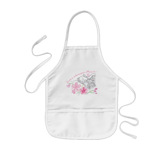 Aristocats | Love Is Where Your Mum Is Kids' Apron (Front)