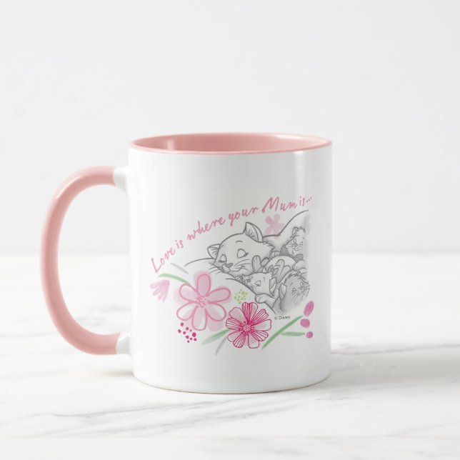 Aristocats | Love Is Where Your Mum Is Mug (Left)