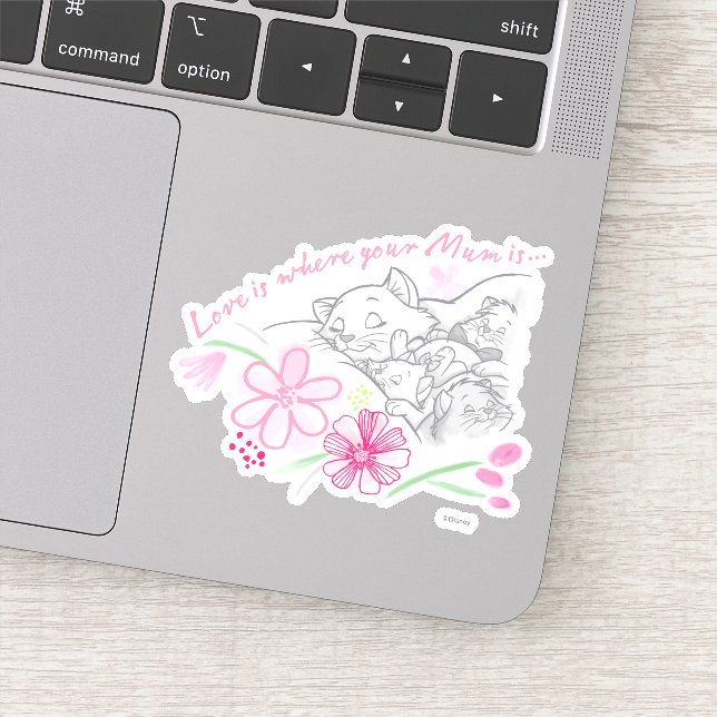 Aristocats | Love Is Where Your Mum Is Sticker (Detail)