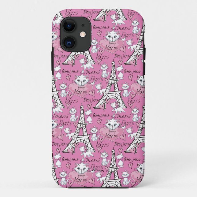 Aristocats | Marie Paris Pattern Case-Mate iPhone Case (Back)