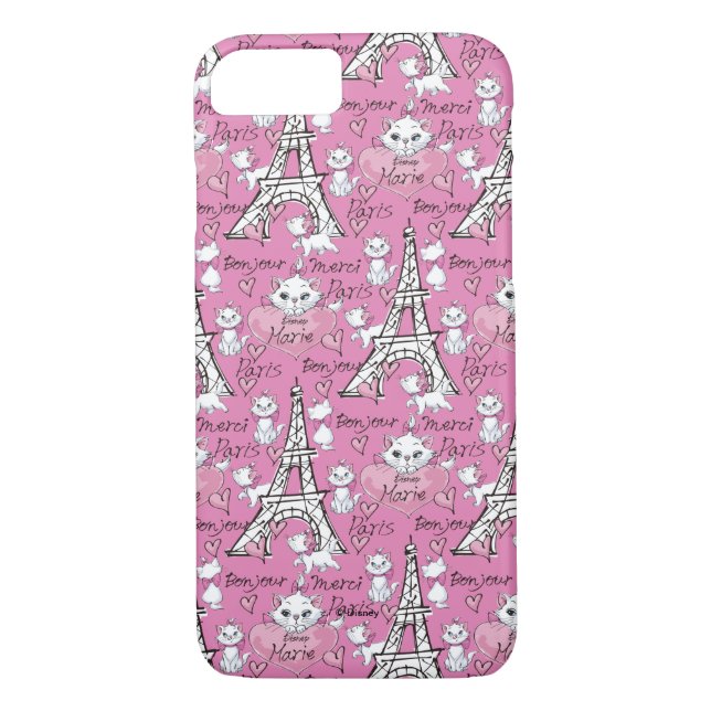 Aristocats | Marie Paris Pattern Case-Mate iPhone Case (Back)