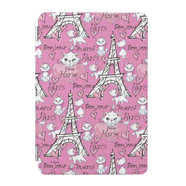 Aristocats | Marie Paris Pattern iPad Mini Cover (Front)