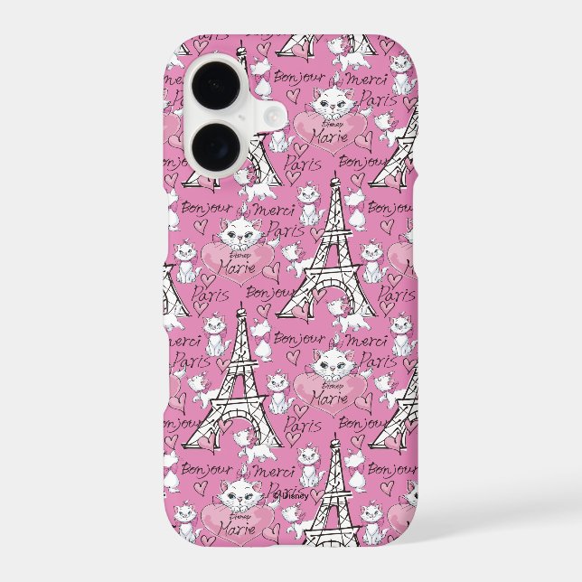 Aristocats | Marie Paris Pattern Iphone Case (Back)