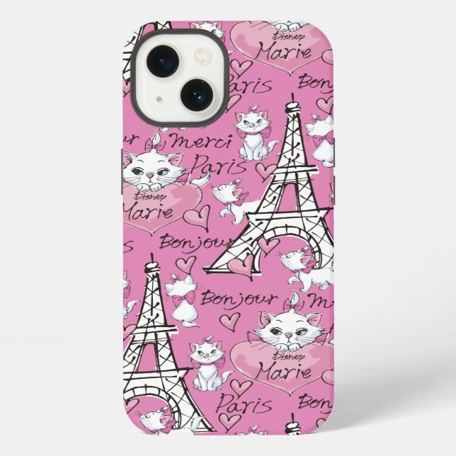 Aristocats | Marie Paris Pattern Iphone Case (Back)
