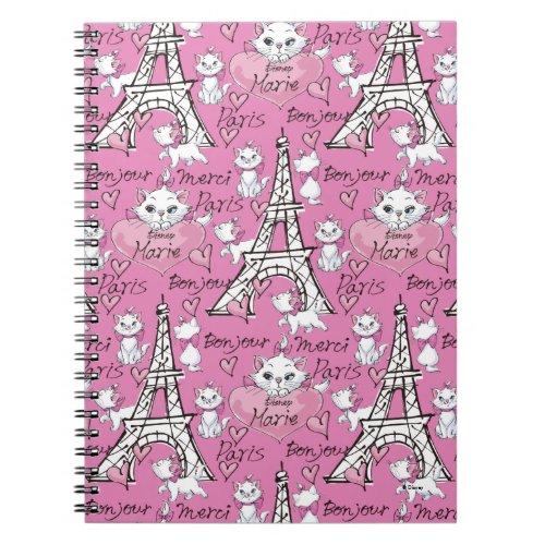 Aristocats  Marie Paris Pattern Notebook