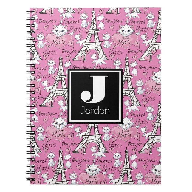 Aristocats | Marie Paris Pattern Notebook (Front)
