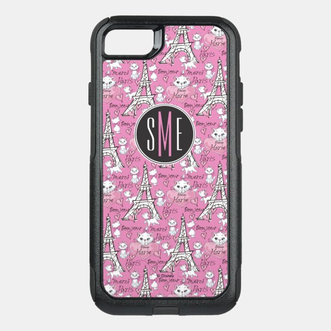 Aristocats | Marie Paris Pattern Otterbox iPhone Case (Back)