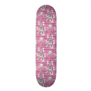 Aristocats Marie Paris Pattern Skateboard Deck