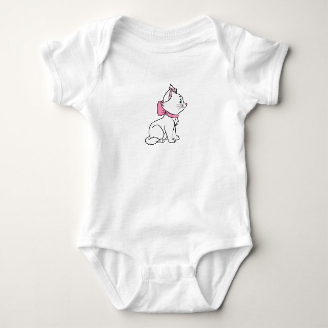 Aristocats' Marie sitting Disney Baby Bodysuit (Front)