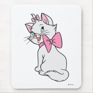 Aristocats' Marie Sitting facing backward Disney Mouse Pad