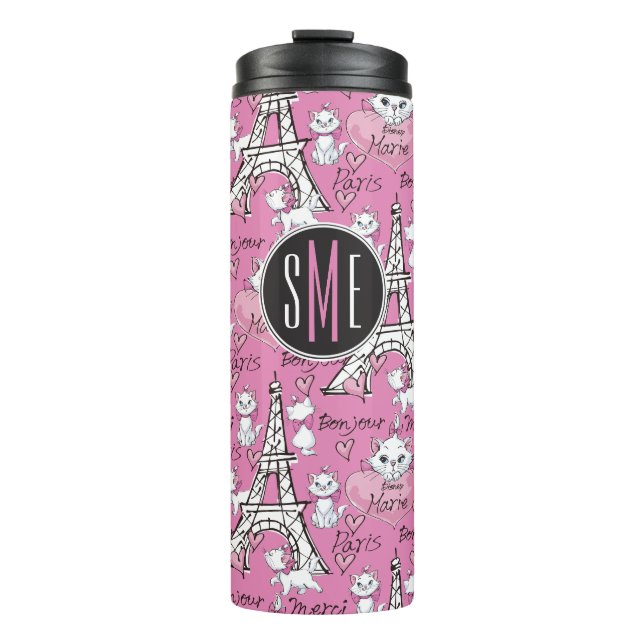 Aristocats | Monogram Marie Paris Pattern Thermal Tumbler (Front)